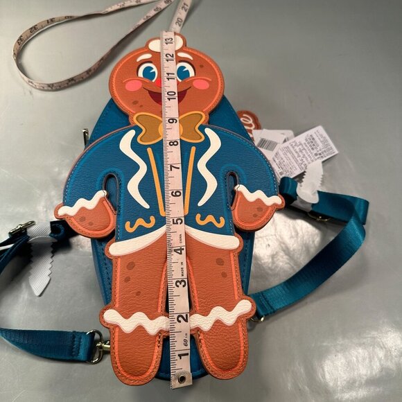 Loungefly Ollie Disney Jollywood Nights Gingerbread Man Backpack 2025 Purse main image 11